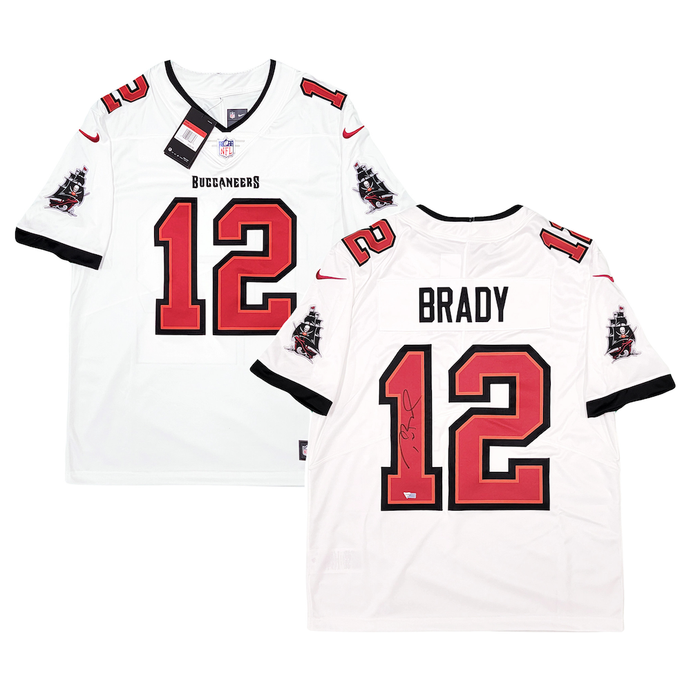 TOM BRADY Autographed Tampa Bay Buccaneers White Nike Limited Jersey FANATICS