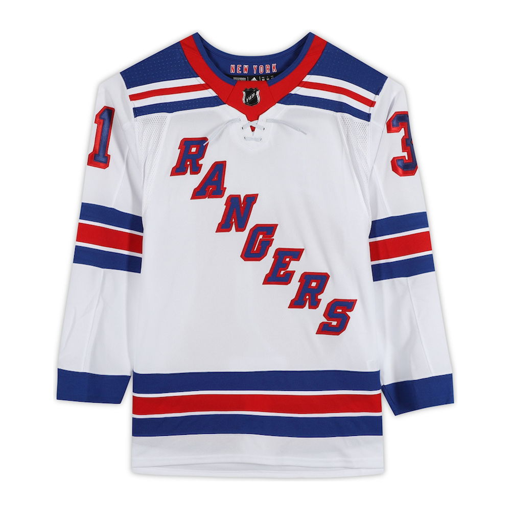 IGOR SHESTERKIN Autographed 2022 Vezina New York Rangers Authentic White Jersey FANATICS