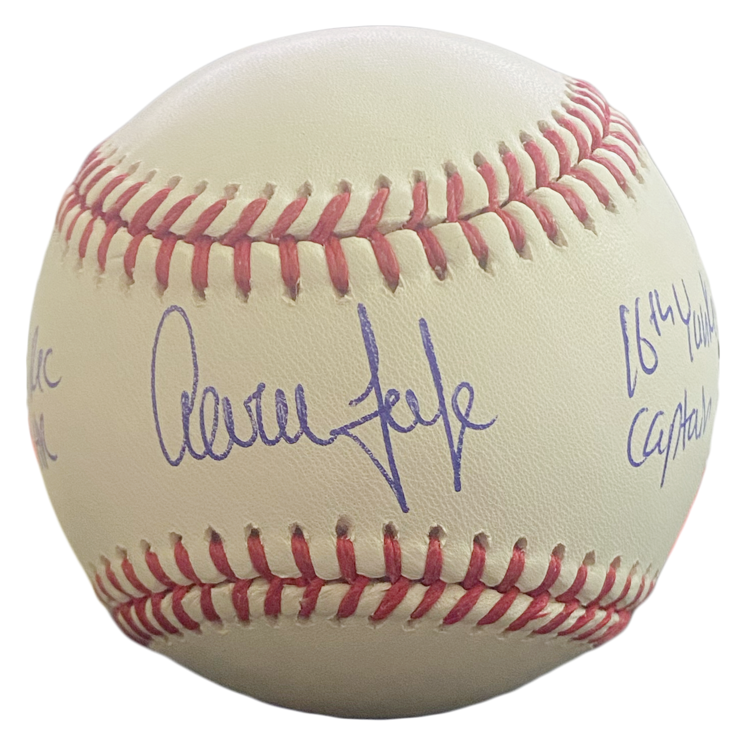 Aaron Judge Autographed New York Yankees "16th Yankee Captain" MLB Baseball Fanatics LE 16
