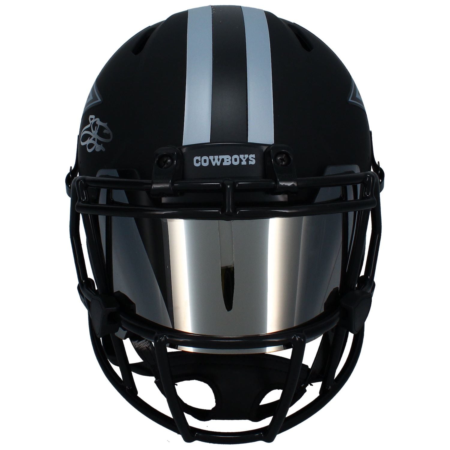 Emmitt Smith Autographed Cowboys Speed Eclipse Authentic Helmet W/ Visor Beckett
