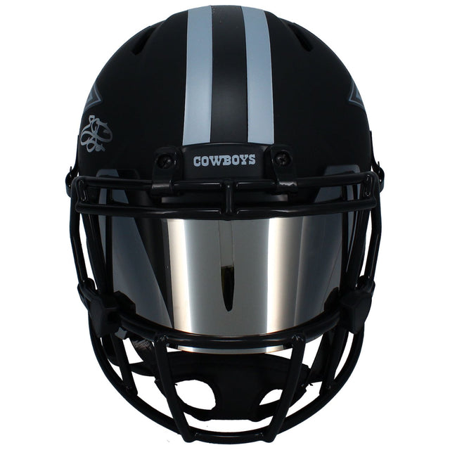 Emmitt Smith Autographed Cowboys Speed Eclipse Authentic Helmet W/ Visor Beckett