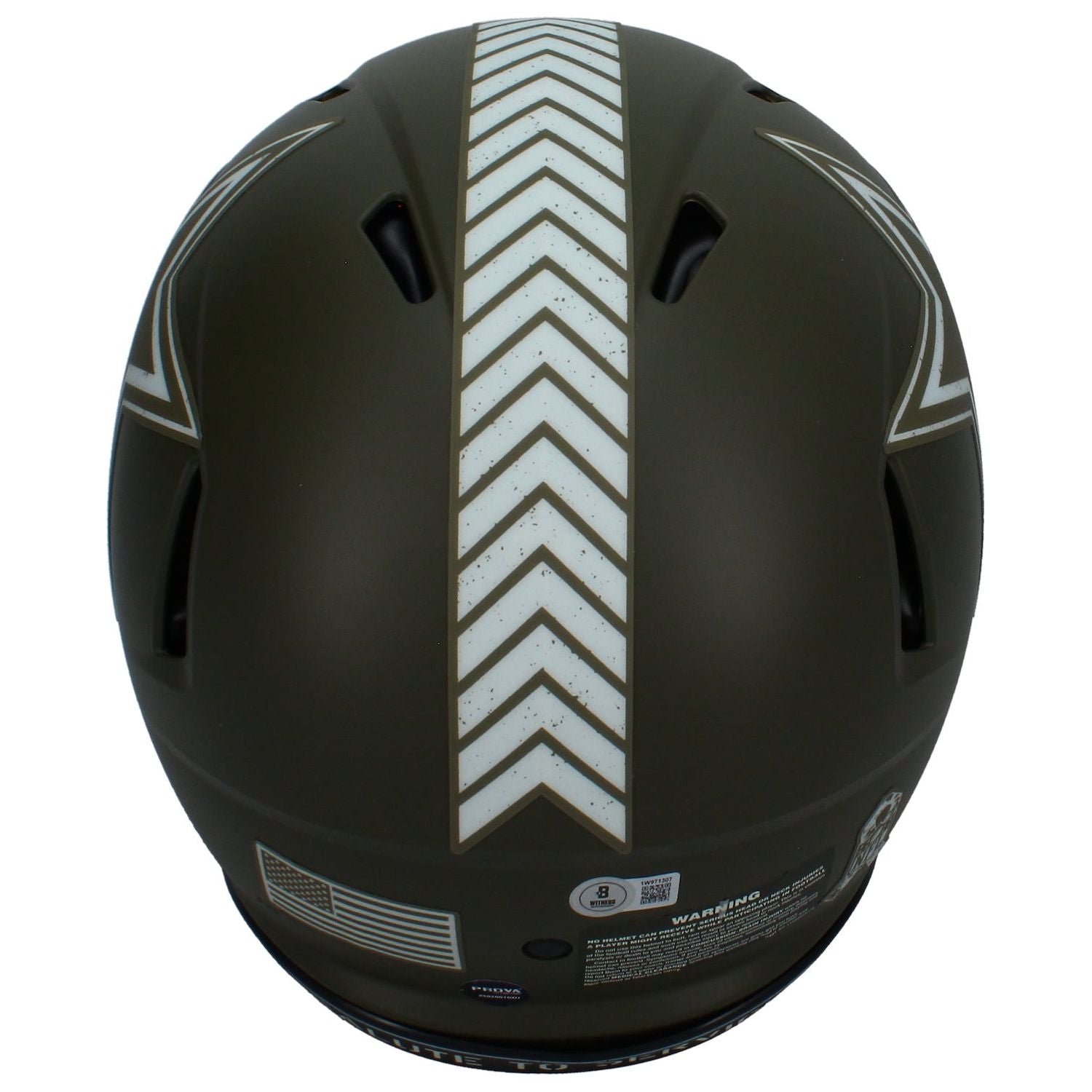 Emmitt Smith Autographed Cowboys Speed '22 STS Authentic Helmet W/ Visor Beckett