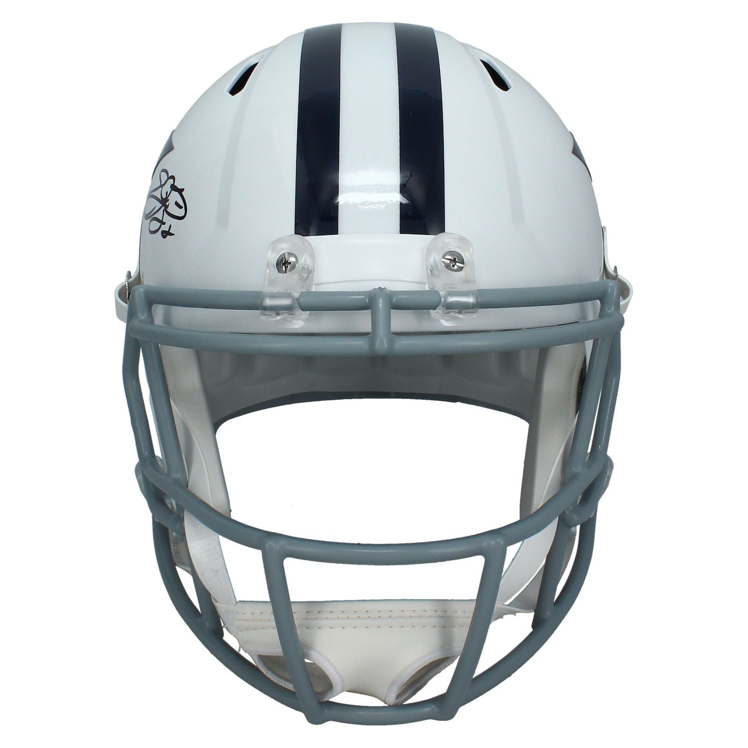 Emmitt Smith Autographed Dallas Cowboys Throwback Full Size Speed Helmet Beckett