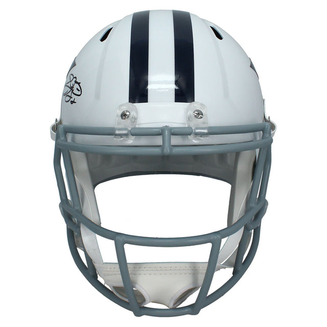 Emmitt Smith Autographed Dallas Cowboys Throwback Full Size Speed Helmet Beckett