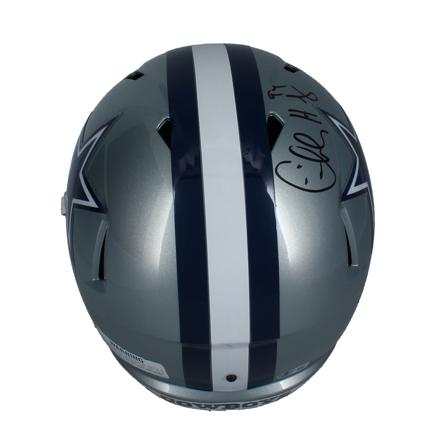 Charles Haley Autographed Dallas Cowboys Full Size Speed Helmet Beckett