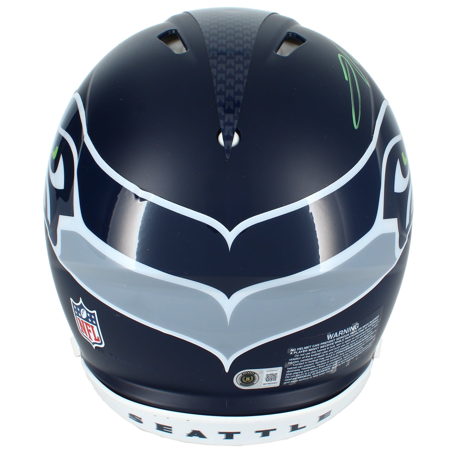 Jadarian Price Autographed Seattle Seahawks Speed Authentic Helmet Beckett