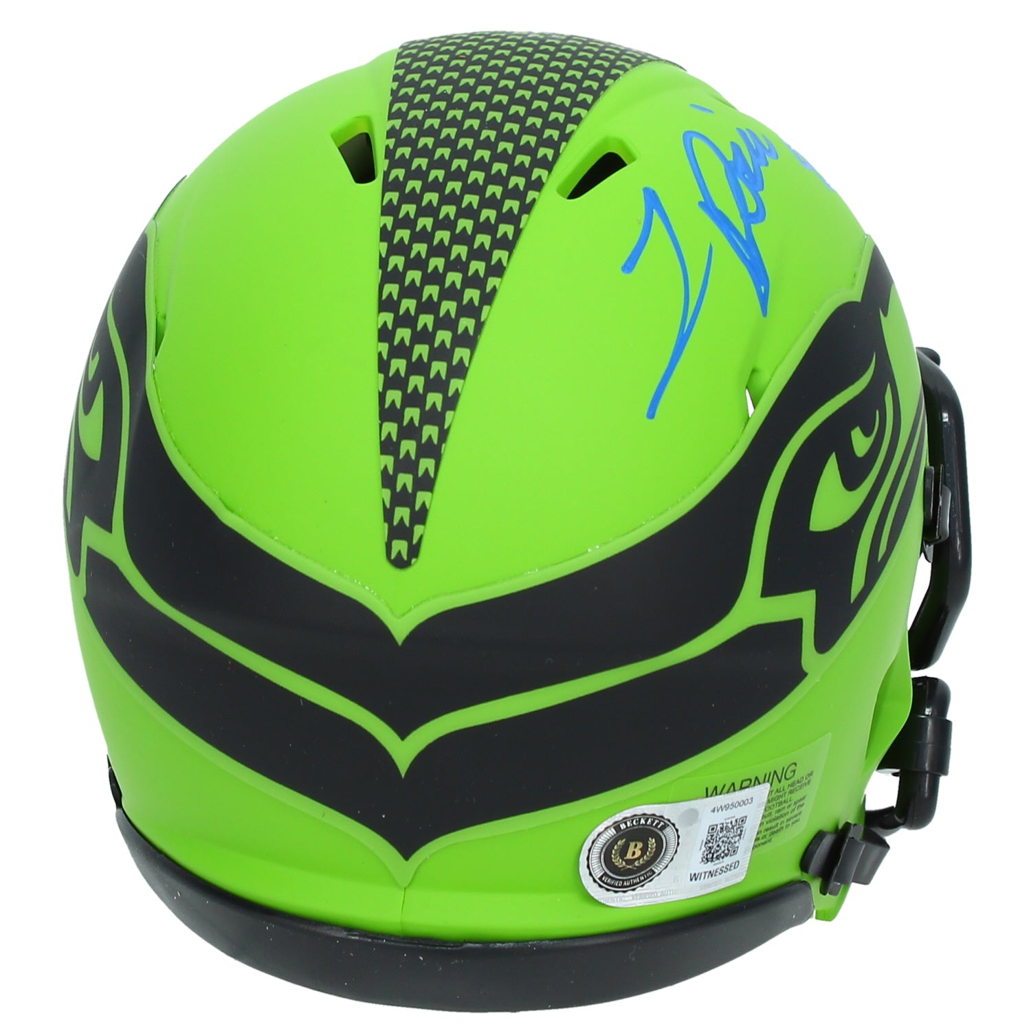 Jadarian Price Autographed Seattle Seahawks RAVE Speed Mini Helmet Beckett