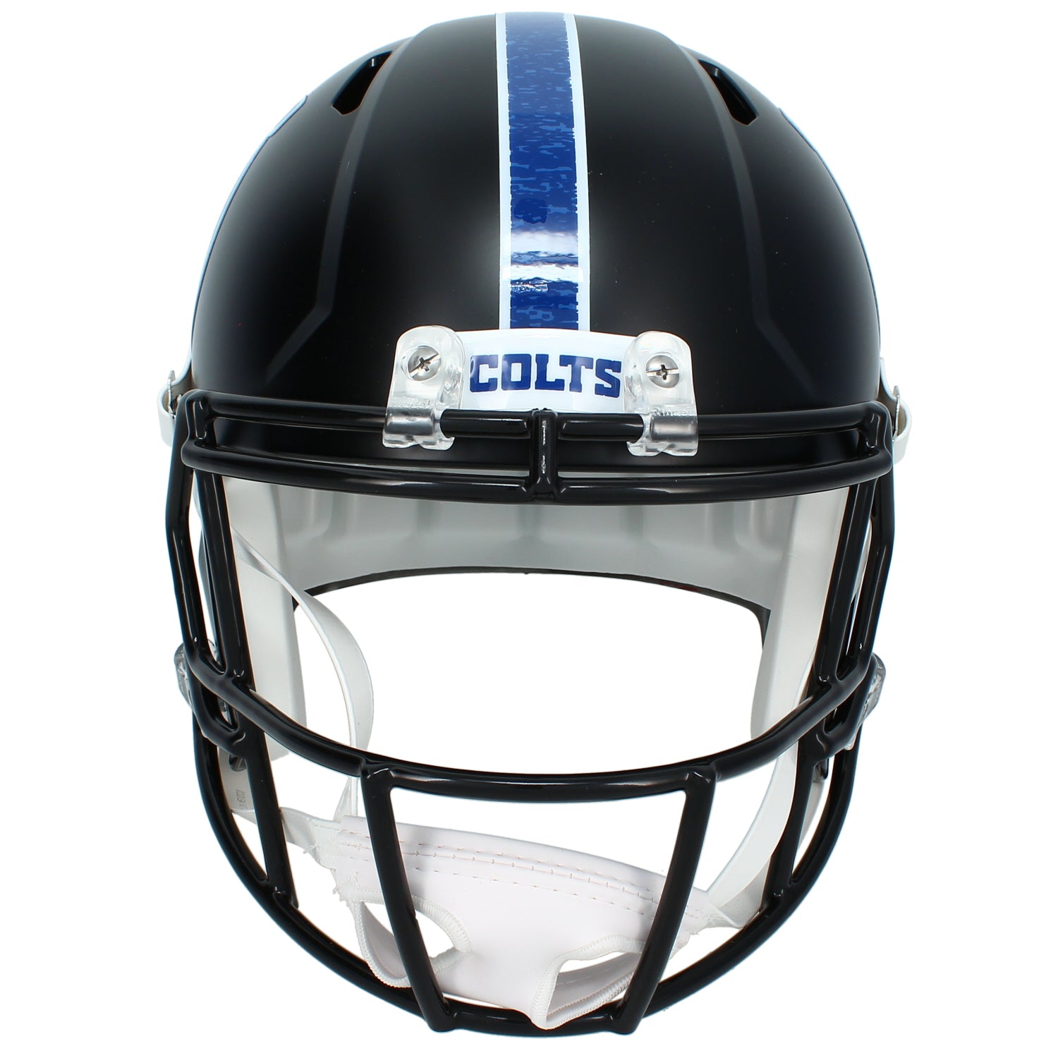 Jonathan Taylor Autographed Indianapolis Colts Black 2023 Alternate Speed Full Size Helmet Beckett