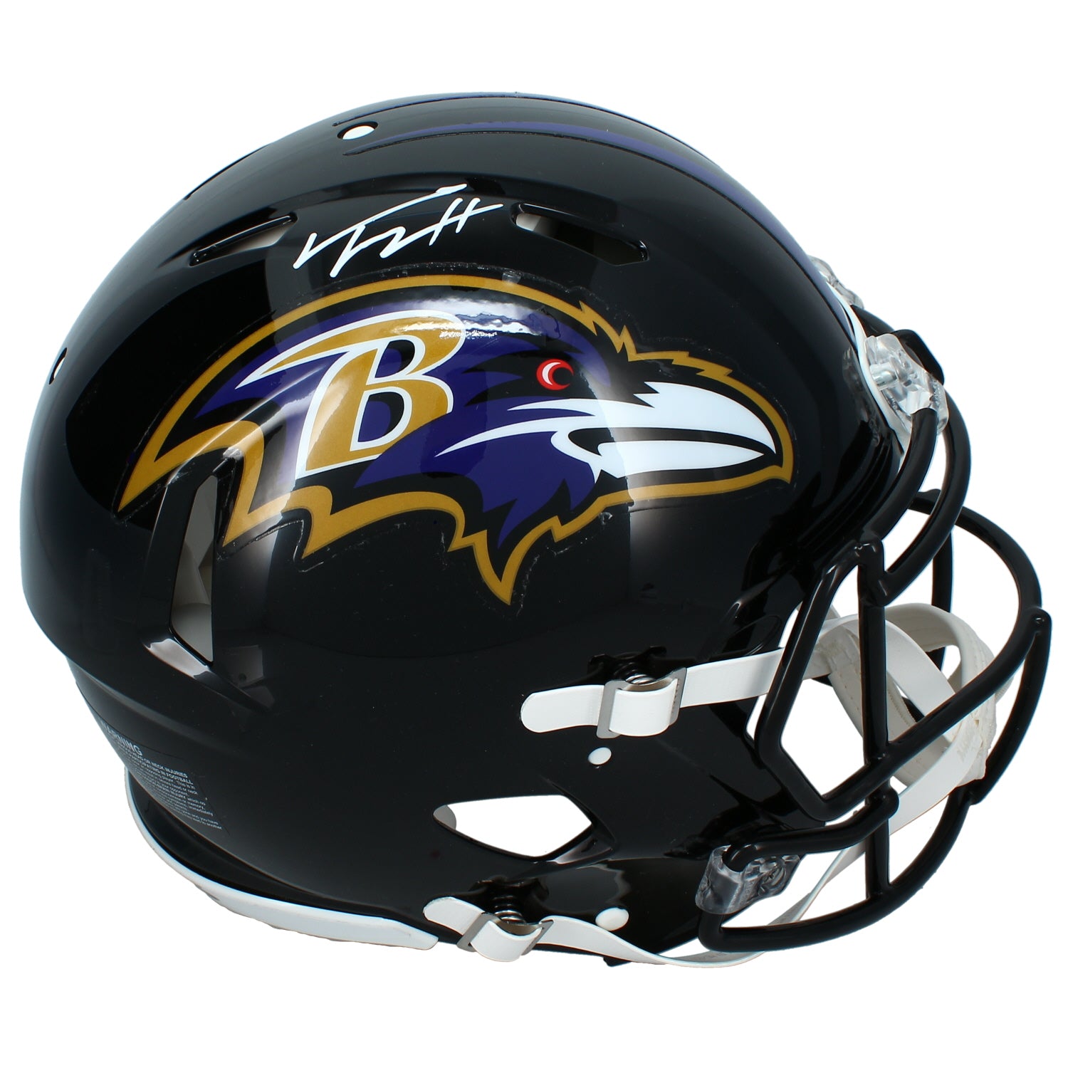 Trey Hendrickson Autographed Baltimore Ravens Speed Authentic Helmet JSA