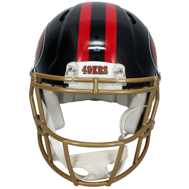 Nick Bosa Autographed San Francisco 49ers Black Rivalries Speed Authentic Helmet Beckett
