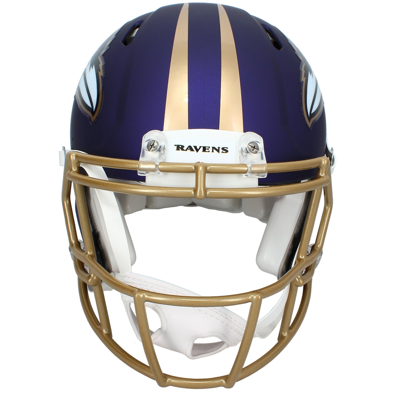 Zay Flowers Autographed Baltimore Ravens Purple Alternate "Purple Rising" Speed Authentic Helmet Beckett