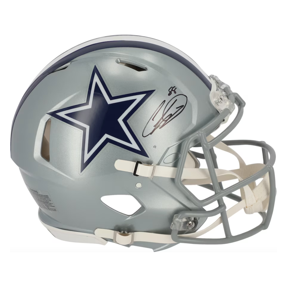 CEEDEE LAMB Autographed Dallas Cowboys Authentic Speed Helmet FANATICS