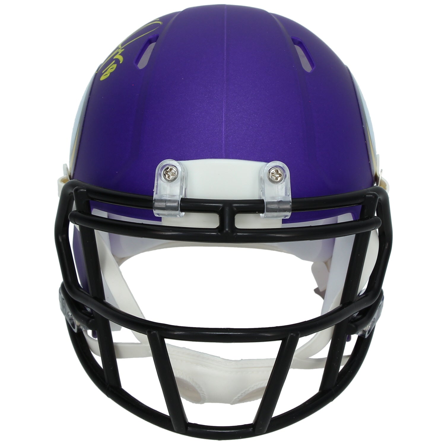 Justin Jefferson Autographed Minnesota Vikings Speed Mini Helmet Beckett