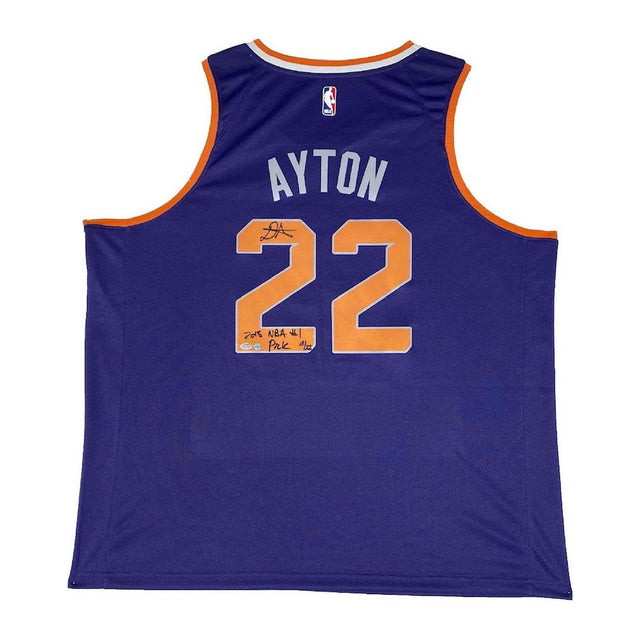 DEANDRE AYTON Autographed Phoenix Suns "2018 NBA #1 Pick" Swingman Jersey GDL LE 18/22