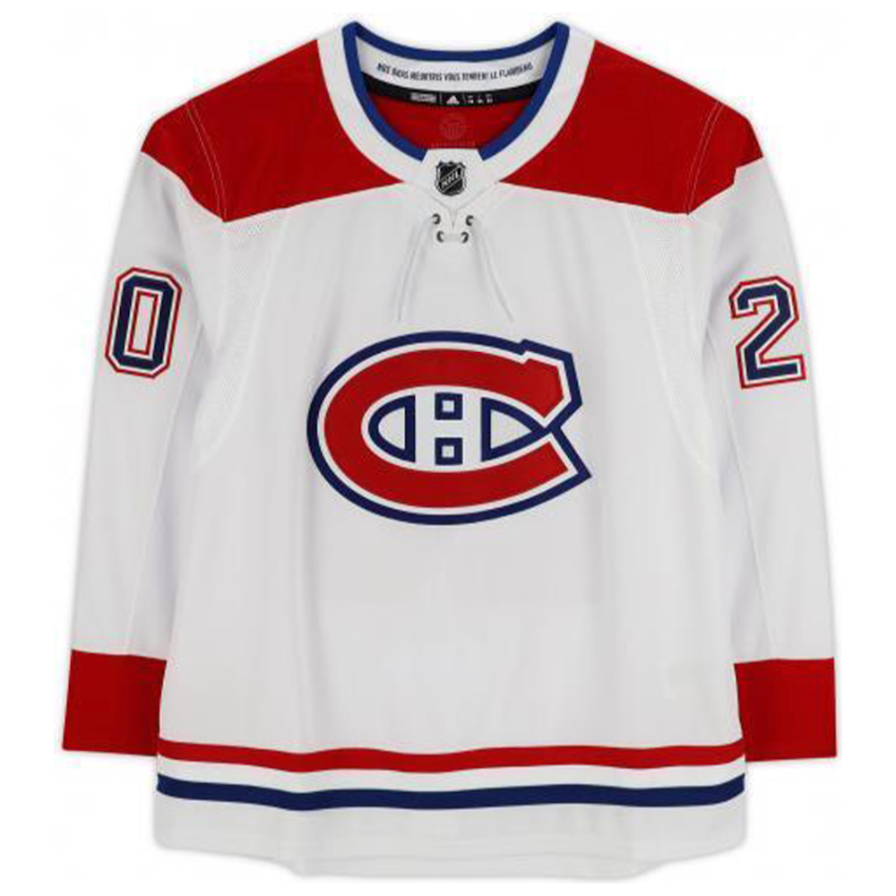 JURAJ SLAFKOVSKY Autographed Montreal Canadians Authentic White Adidas Jersey FANATICS