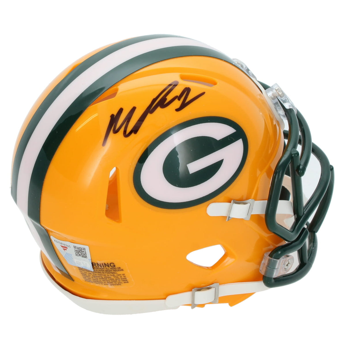 Micah Parsons Autographed Green Bay Packers Mini Helmet Fanatics