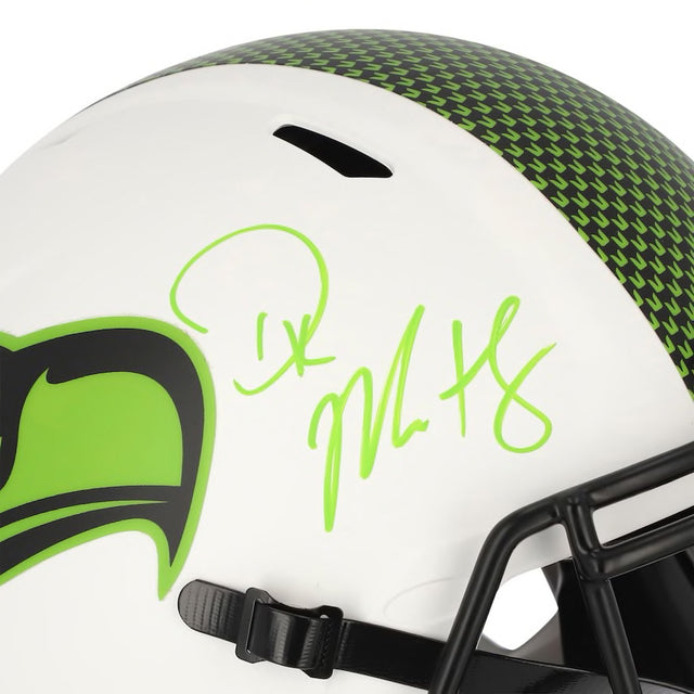 DK METCALF Autographed Seattle Seahawks Authentic Speed Lunar Eclipse Helmet FANATICS
