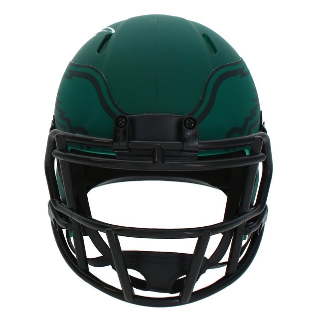 Makai Lemon Autographed Philadelphia Eagles RAVE Speed Mini Helmet Beckett