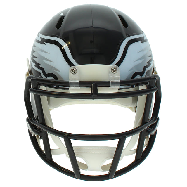 Makai Lemon Autographed Philadelphia Eagles Black 2022 Alternate Speed Mini Helmet Beckett