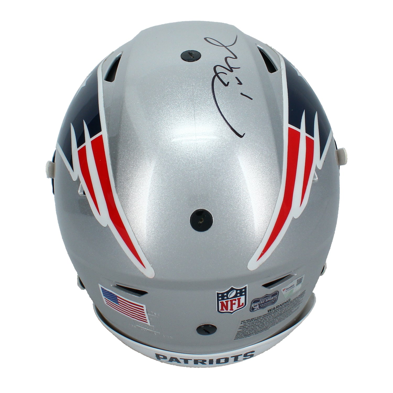 Tom Brady / Rob Gronkowski New England Patriots Autographed Authentic SpeedFlex Helmet Fanatics