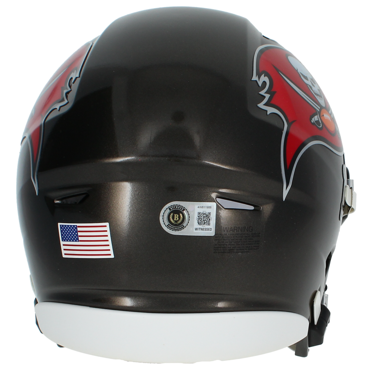 Bucky Irving Autographed Tampa Bay Buccaneers SpeedFlex Midi Helmet Beckett