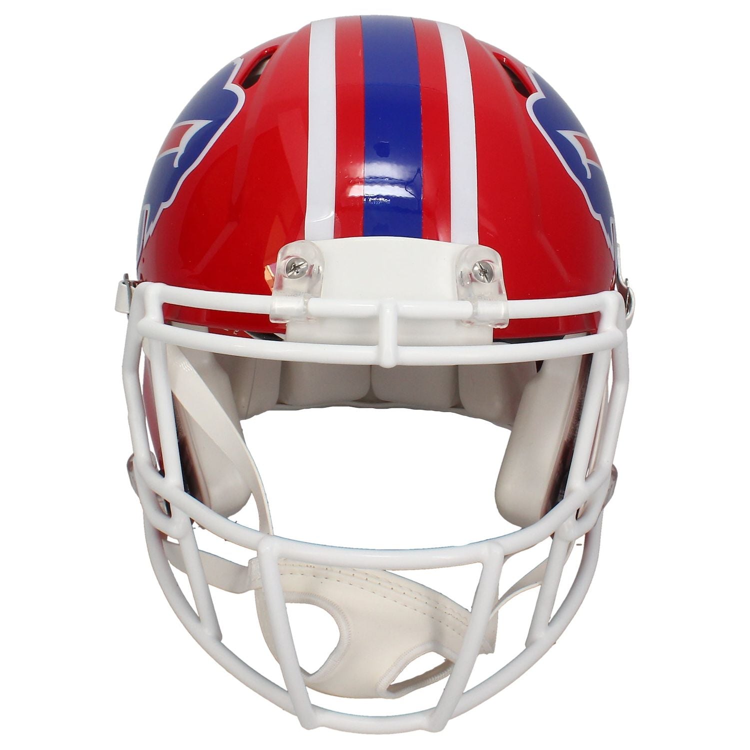 Josh Allen Autographed Bills Throwback Authentic Speed Helmet Beckett