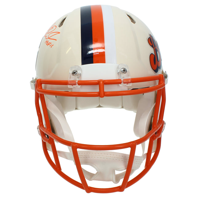 Richard Dent Autographed/Inscribed "HOF 2011" Chicago Bears RETRO Speed Authentic Helmet Beckett