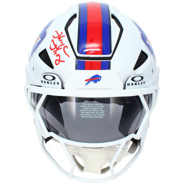 Jim Kelly/Andre Reed/Thurman Thomas Triple Autographed Buffalo Bills Axiom Authentic Helmet Beckett