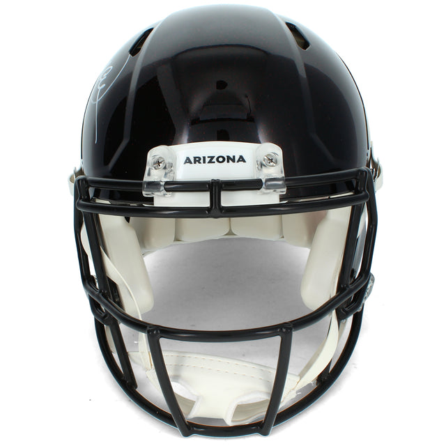 Kurt Warner Autographed Arizona Cardinals Black 2022 Alternate Speed Authentic Helmet Beckett
