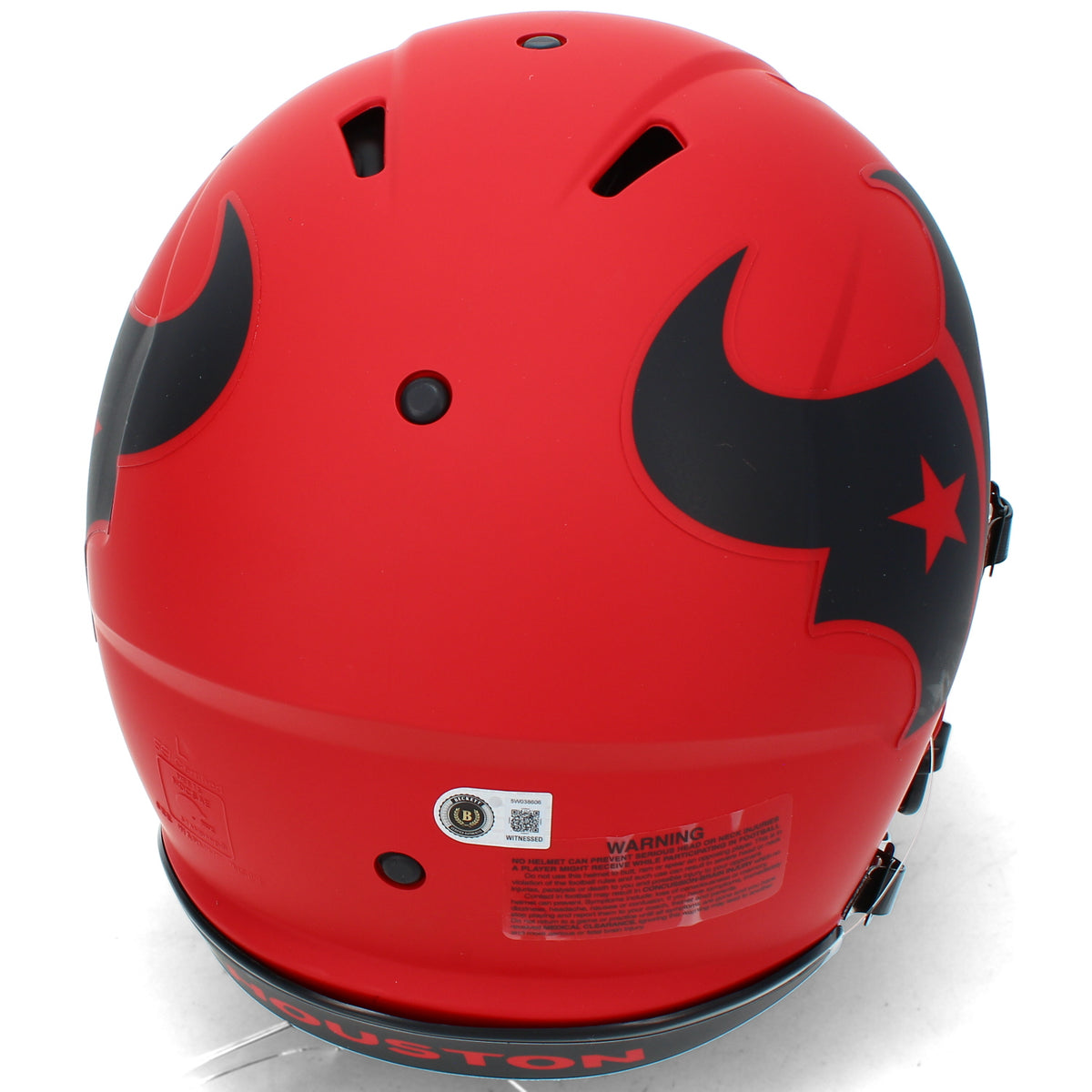 Andre Johnson Autographed Houston Texans RAVE Speed Authentic Helmet Beckett