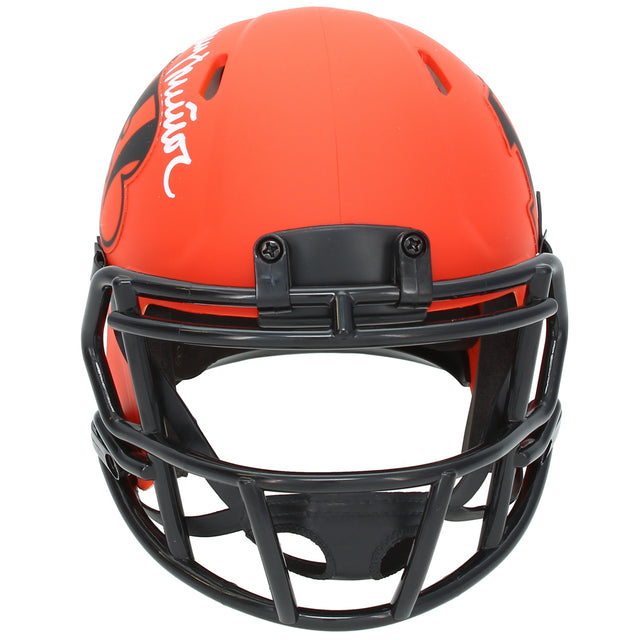 Anthony Munoz Autographed Cincinnati Bengals RAVE Speed Mini Helmet Beckett