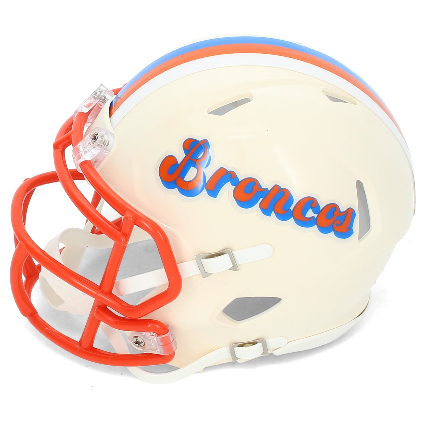 Steve Atwater Autographed Denver Broncos RETRO Speed Mini Helmet Beckett