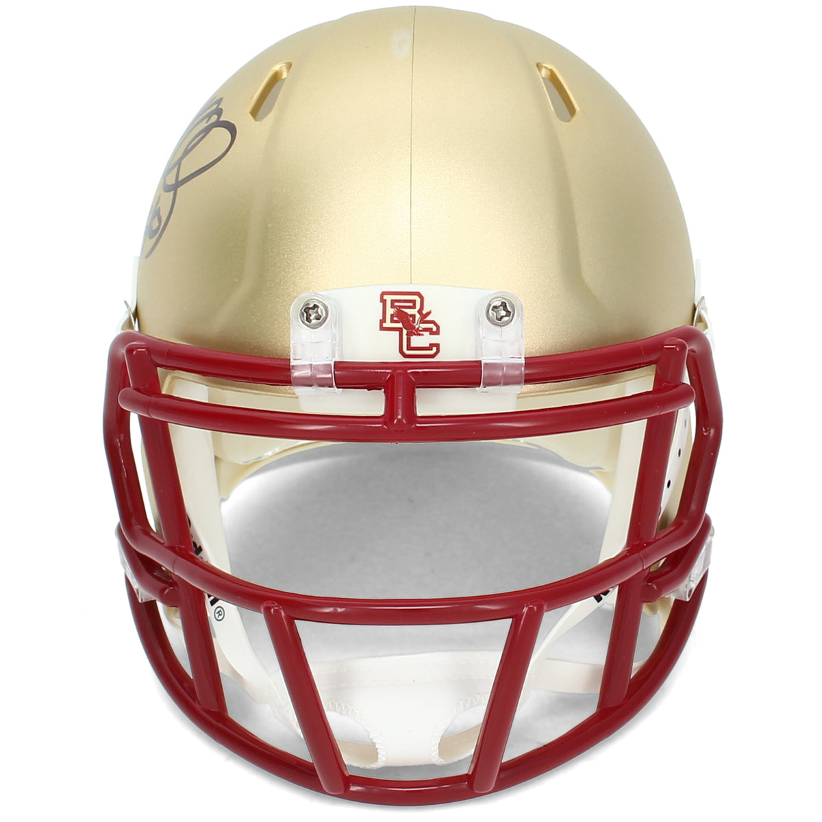 Luke Kuechly Autographed Boston College Eagles Speed Mini Helmet Beckett
