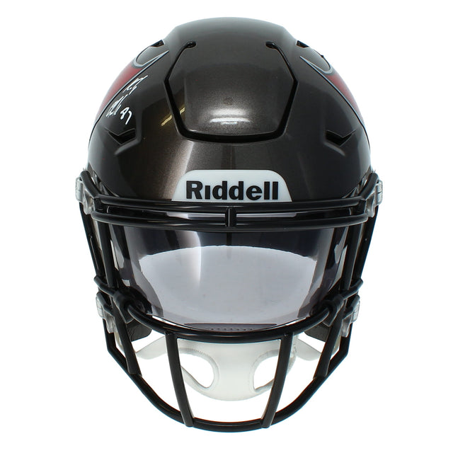 Rob Gronkowski Autographed Tampa Bay Buccaneers Speedflex Midi Helmet Radtke