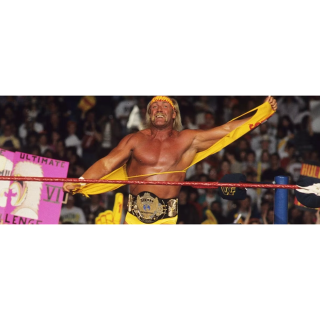 Hulk Hogan Autographed WWE 1986 Retro Championship Replica Title Belt Fanatics