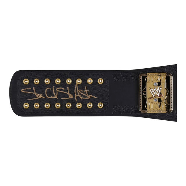 Stone Cold Steve Austin Autographed WWE Big Eagle Championship Belt Fanatics