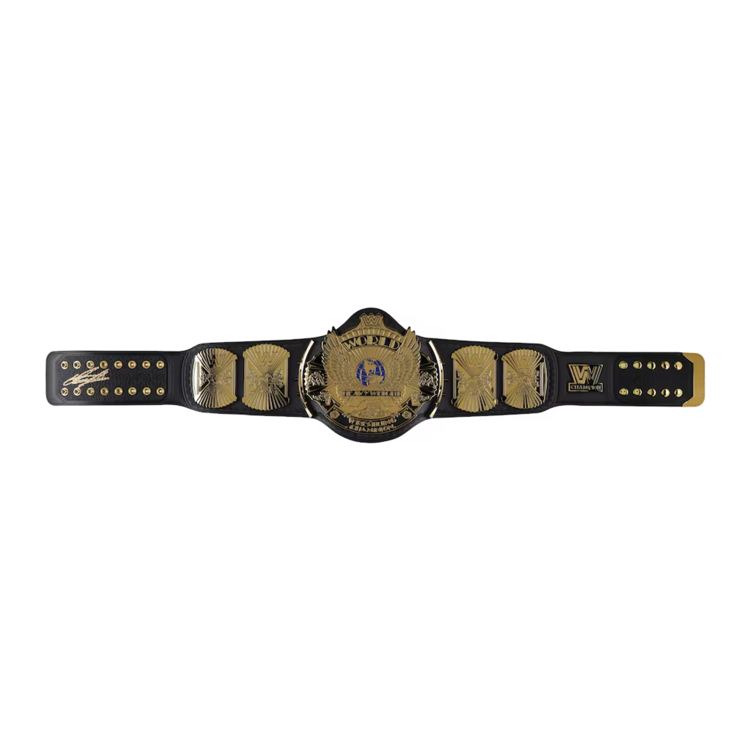 The Undertaker Autographed WWE Winged Eagle Championship Title Belt Fanatics