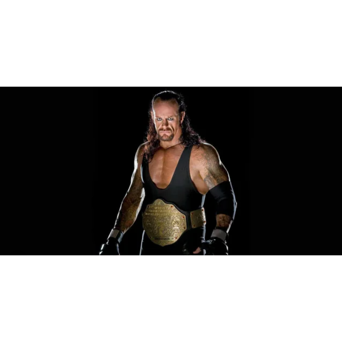 The Undertaker Autographed WWE Heavyweight Big Gold Champ Title Belt Fanatics