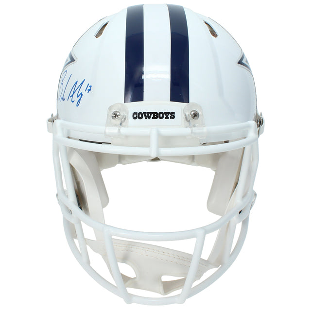 Brandon Aubrey Autographed Dallas Cowboys White 2022 Alternate Speed Authentic Helmet Beckett