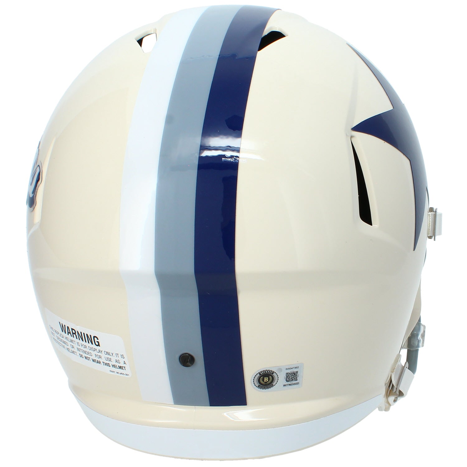 Brandon Aubrey Autographed Dallas Cowboys RETRO Speed Full Size Helmet Beckett