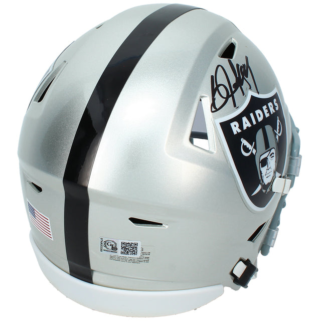 Bo Jackson Autographed Las Vegas Raiders Midi SpeedFlex Helmet GTSM Witnessed