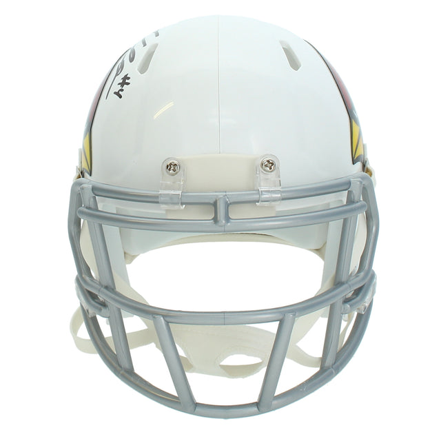 Jeremiyah Love Autographed Arizona Cardinals Speed Mini Helmet Fanatics