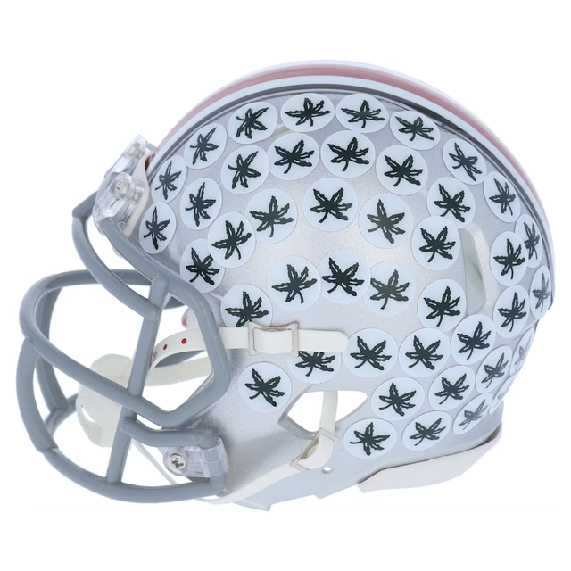 CHASE YOUNG Autographed Ohio State Buckeyes Mini Speed Helmet FANATICS