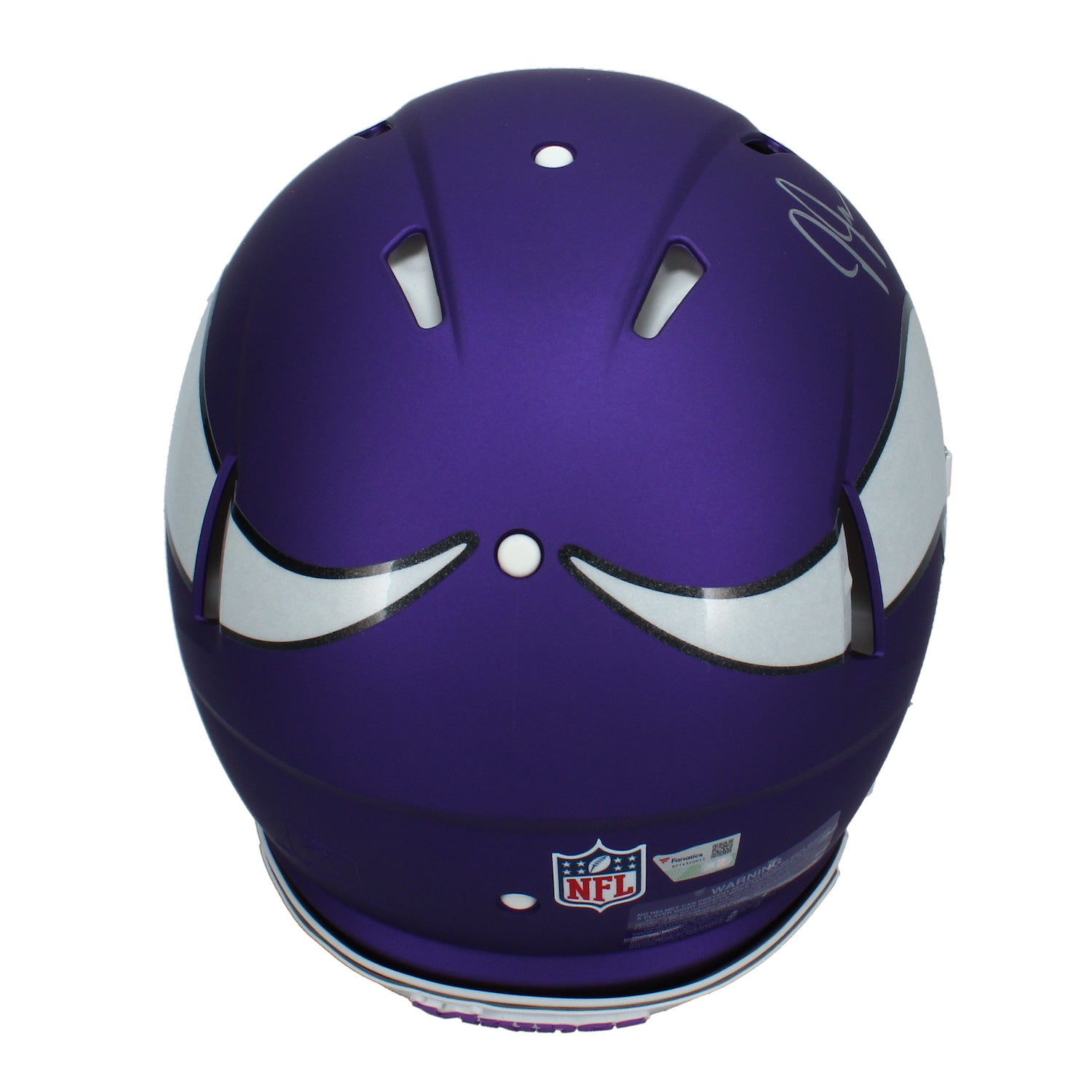 Justin Jefferson Autographed Vikings Authentic Speed Helmet w/ Visor Fanatics