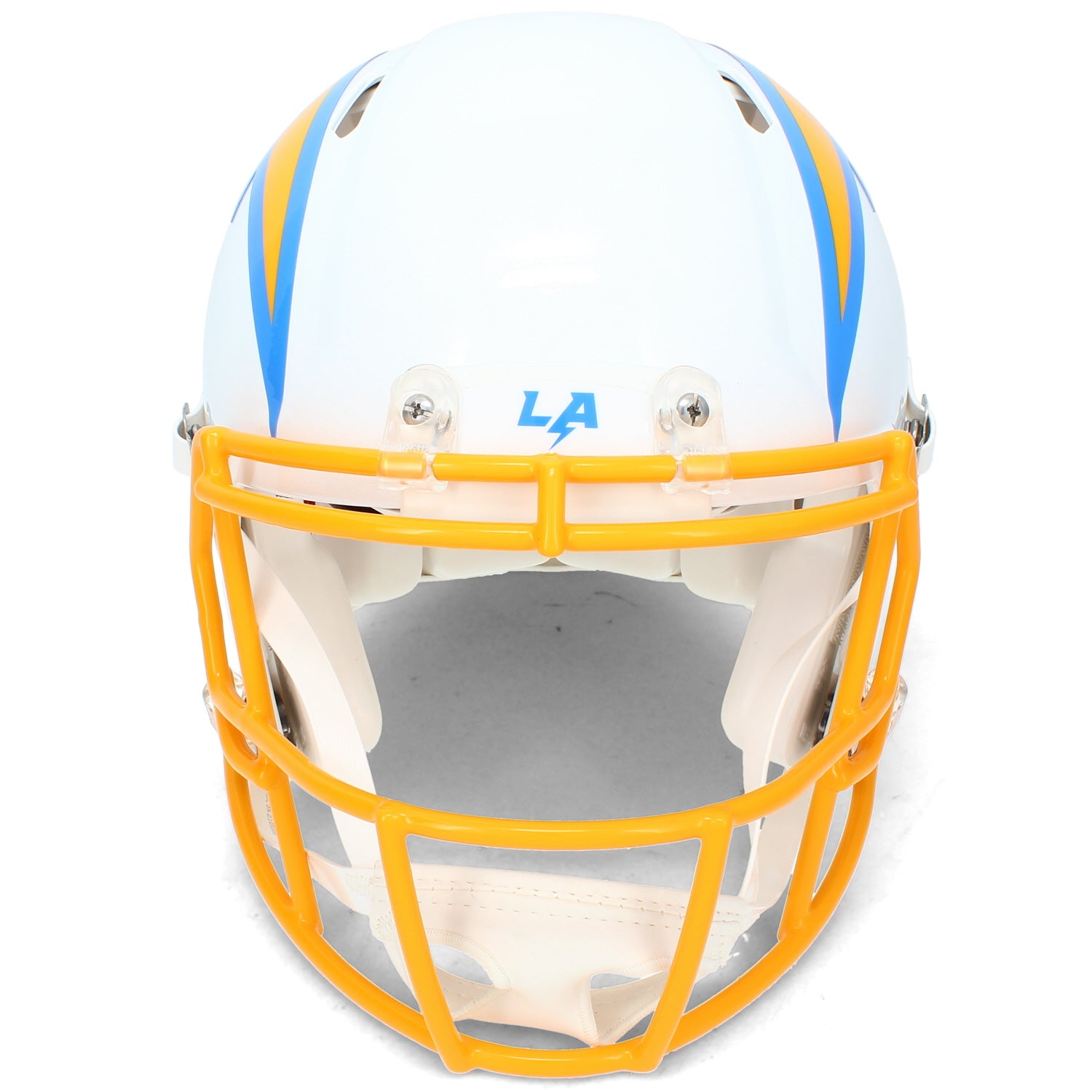 Omarion Hampton Autographed Los Angeles Chargers Speed Authentic Helmet Beckett