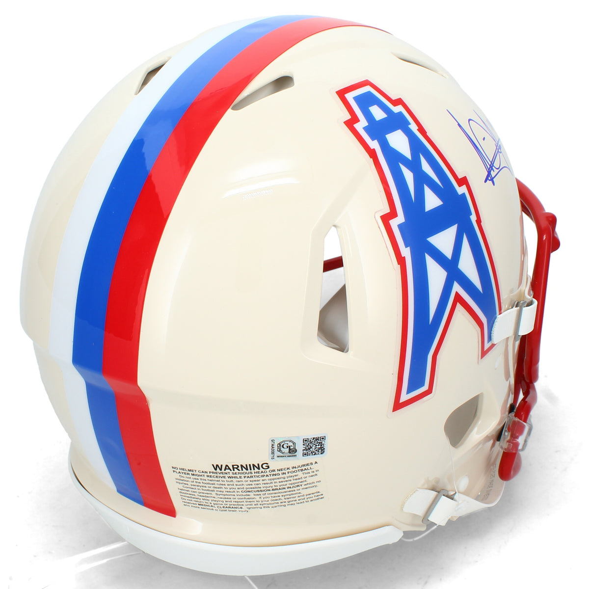 Vince Young Autographed Tennessee Titans RETRO Speed Authentic Helmet GTSM