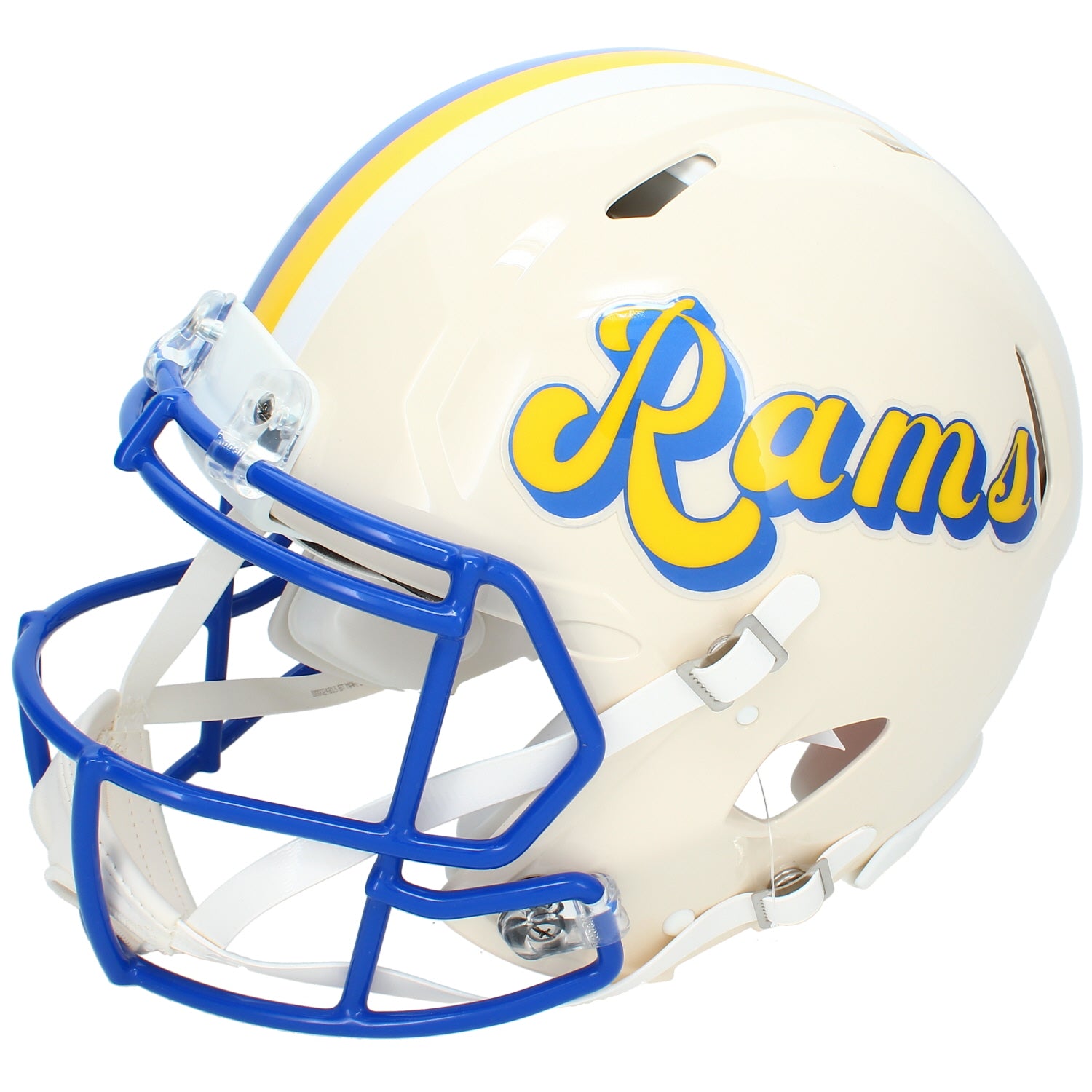 Davante Adams Autographed Los Angeles Rams RETRO Speed Authentic Helmet JSA Witnessed