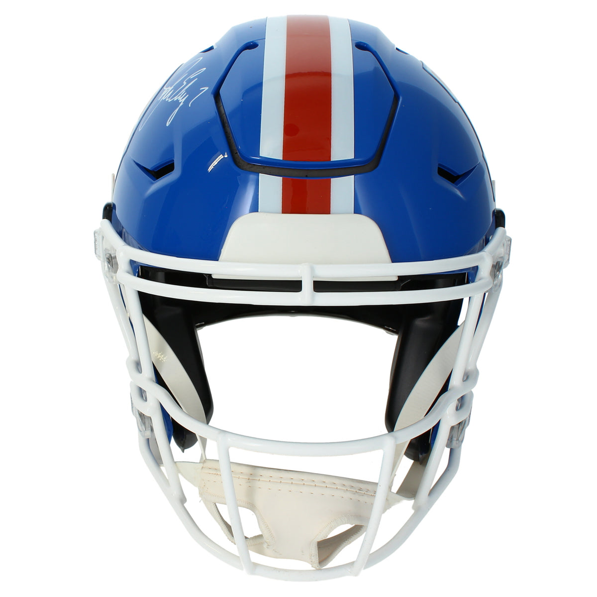 John Elway Autographed Denver Broncos 1975-06 Throwback Speedflex Authentic Helmet Beckett