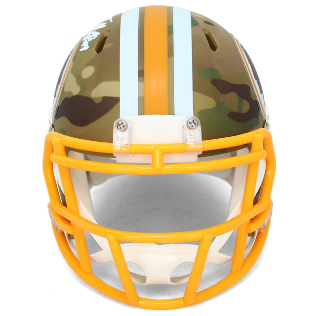 Terry McLaurin Autographed Washington Redskins CAMO Speed Mini Helmet Beckett