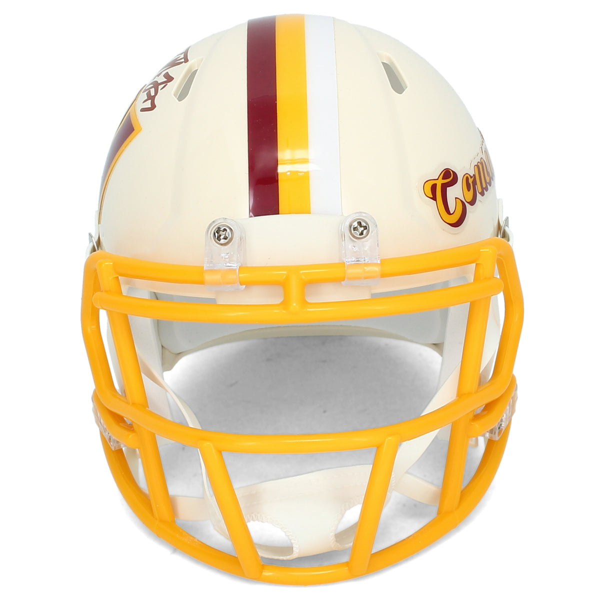 Terry McLaurin Autographed Washington Commanders RETRO Speed Mini Helmet Beckett